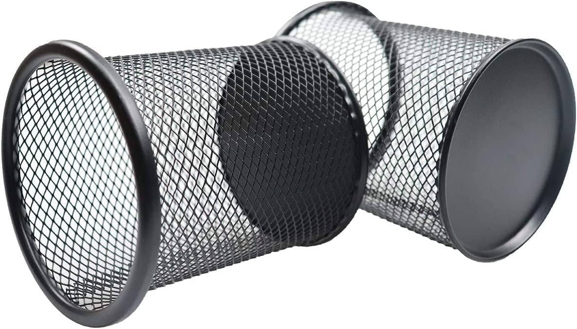 Pen Holder Mesh Pencil Holder Metal Pen Holder Cup Set of 3 – Retail Promo